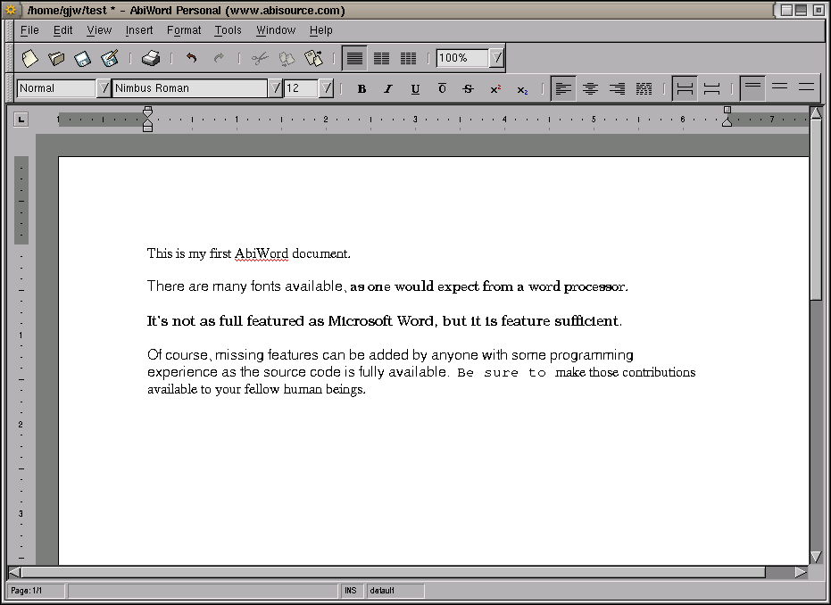 Image abiword-basic