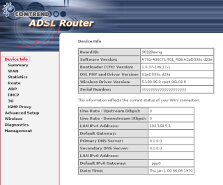 Firmware Comtrend A731-406CTL-T01_R08