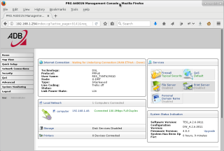 Firmware TEO 4.2.6.0011 - Home Page