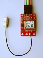 u-blox NEO-6 GPS with small antenna