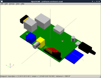 OpenSCAD module for the Raspberry Pi Model B v.2