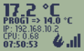The LCD display