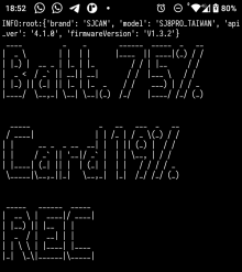 Termux screen on Android smartphone