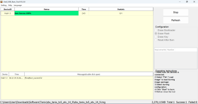 Amlogic USB Burning Tool