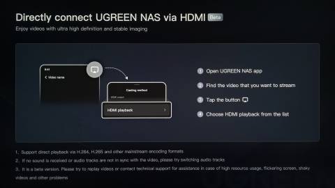 UGREEN DXP2800 Multimedia Player English