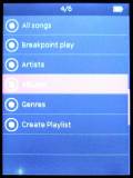 Music List Menu