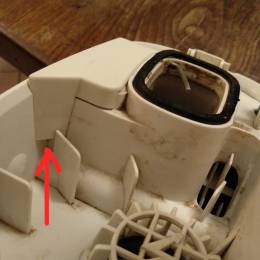 Rimozione coperchio soffietto