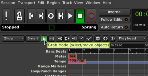 Ardour: Grab Mode