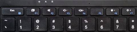 Function keys require Fn combination