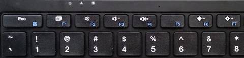Function keys require Fn combination