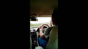 The video viewd with lateral black bands