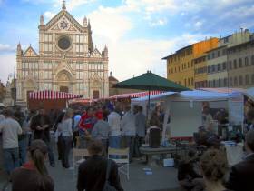 V2-Day di Beppe Grillo, Firenze piazza Santa Croce