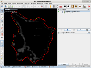 |Disegno del confine con JOSM
