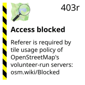 OpenStreetMap Access Blocked Referer is required