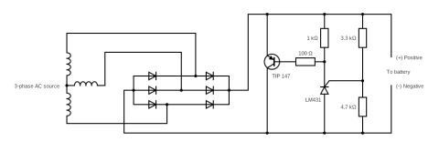 Motorcycle regulator/rectifier schematic
