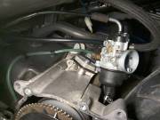 Tubazioni carburante, vista laterale
